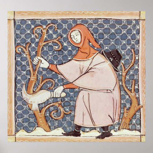 F.58v 3月：剪定木 ポスター (正面)