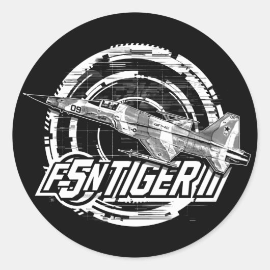 F-5NタイガーII ラウンドシール (正面)