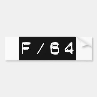 F/64バンパーステッカー バンパーステッカー