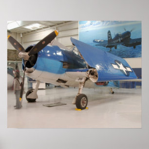 F-6FのHellcatの第二次世界大戦の戦闘機の ポスター