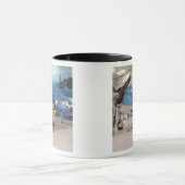 F-6FのHellcatの第二次世界大戦の戦闘機の マグカップ (中央)