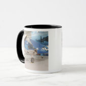 F-6FのHellcatの第二次世界大戦の戦闘機の マグカップ (正面左)