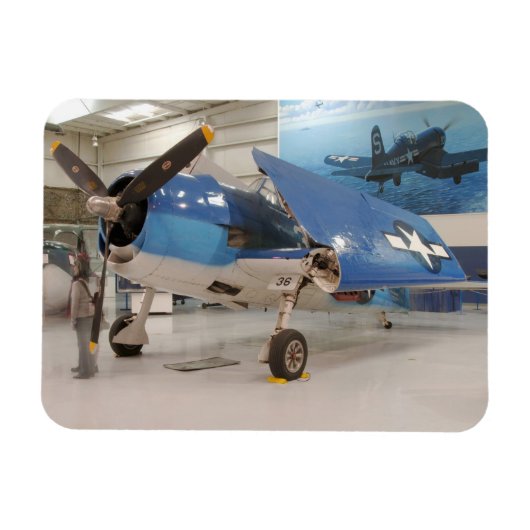 F-6F ヘルキャット 第二次世界大戦の戦闘機が マグネット (横)