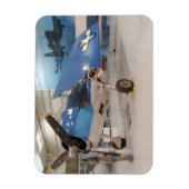 F-6F ヘルキャット 第二次世界大戦の戦闘機が マグネット (縦)