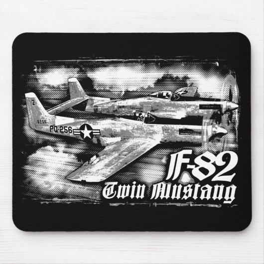 F-82ツインマスタング マウスパッド (正面)
