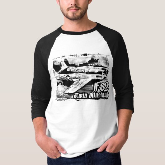 F-82ツインマスタング Tシャツ (正面)
