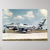 F-84F Thunderstreak Poster ポスター (正面)