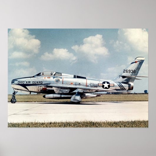 F-84F Thunderstreak Poster ポスター (正面)