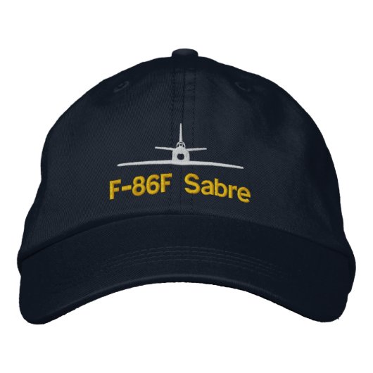F-86ゴルフハット 刺繍入りキャップ (正面)
