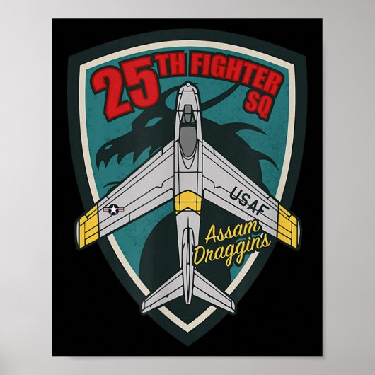 F-86サベル25戦隊 ポスター (正面)