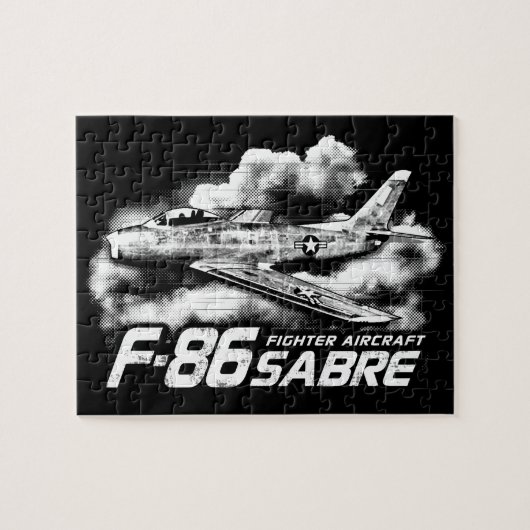F-86サベル ジグソーパズル (横)