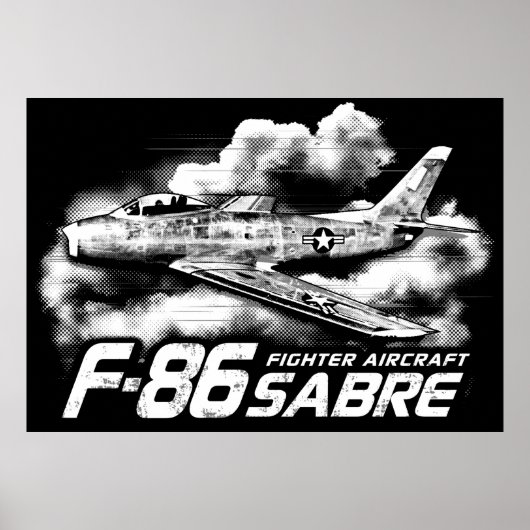 F-86サベル ポスター (正面)