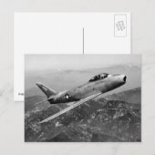 F-86サベル ポストカード (正面/裏面)