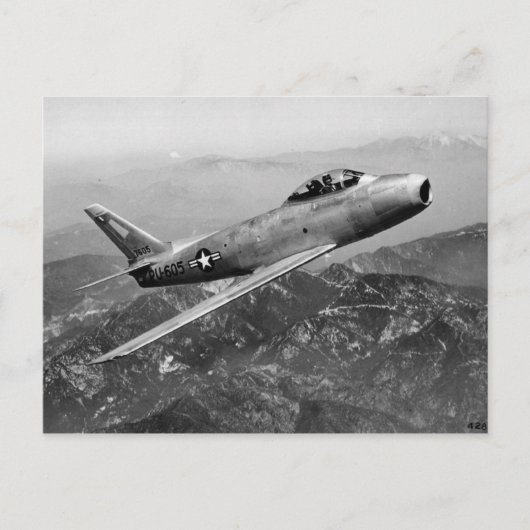 F-86サベル ポストカード (正面)