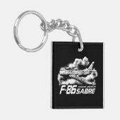 F-86セイバー キーホルダー (正面左)