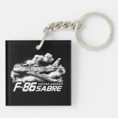 F-86セイバー キーホルダー (裏面)