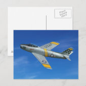 F-86F「美しいブッチ」 ポストカード (正面/裏面)