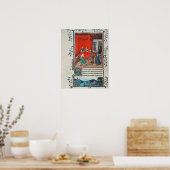 f.93vバプテスト者ヨハネとバプティスの誕生 ポスター (キッチン)