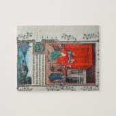 f.93v洗礼者ヨハネおよびBaptisの誕生 ジグソーパズル (横)