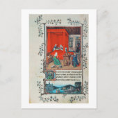 f.93v 洗礼者ヨハネの誕生とキリストの洗礼 ポストカード (正面)