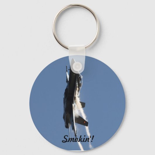 F/A-18ファイタージェット飛行機エアショースタント キーホルダー (正面)