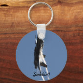 F/A-18ファイタージェット飛行機エアショースタント キーホルダー (正面)