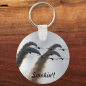 F/A-18ファイタージェット飛行機エアショースタント キーホルダー (正面)