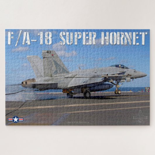 F/A-18ホーネすごいット（20x30インチ） ジグソーパズル (横)