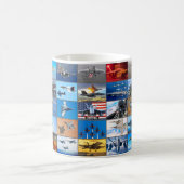 F/A-18ホーネすごい「モンタージュ」 コーヒーマグカップ (中央)