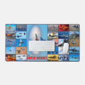 F/A-18ホーネすごい「モンタージュ」 デスクマット (キーボード&マウス)