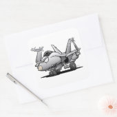 F/A-18ホーネット スクエアシール (封筒)