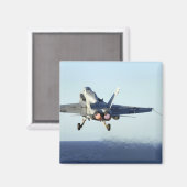 F/A-18Cホーネットがフライトデッキから発射 マグネット (正面/裏面)