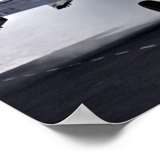 F/A-18Cホーネットアフターバーナ離陸 ポスター (角)