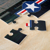 F/A-18Cホーネットサンセット（20x30インチ） ジグソーパズル (側面)