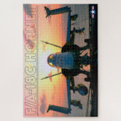 F/A-18Cホーネットサンセット（20x30インチ） ジグソーパズル (縦)