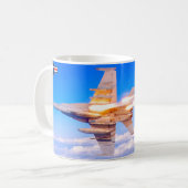 F/A-18Cホーネットフレア!マグ コーヒーマグカップ (正面左)