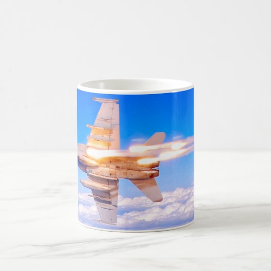 F/A-18Cホーネットフレア!マグ コーヒーマグカップ (中央)