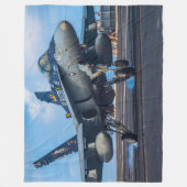 F/A-18Cホーネット フリースブランケット (正面)