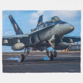 F/A-18Cホーネット フリースブランケット (正面(横))