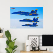 F/A-18Cホーネット ポスター (ホームオフィス)