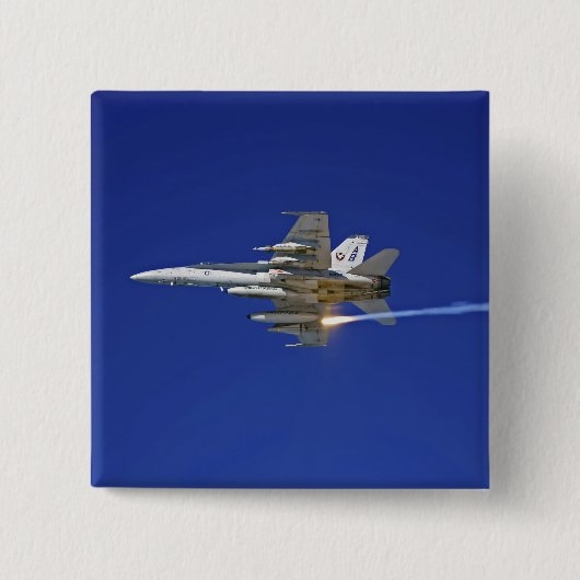 F/A-18Cホーネット 缶バッジ (正面)