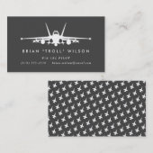 F/A-18C戦闘機のマッチングパイロット 名刺 (正面/裏面)