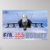 F/A-18C HORNET ポスター (正面)