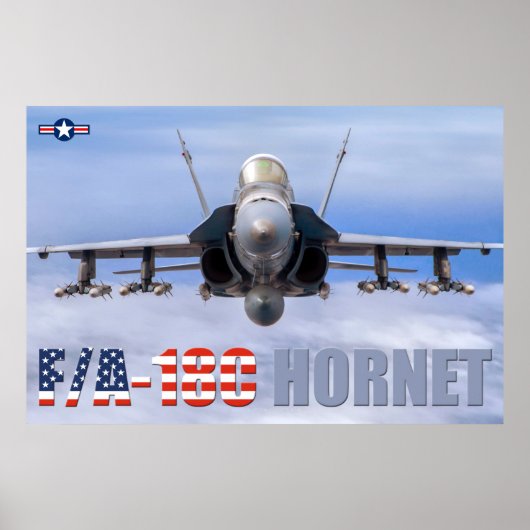 F/A-18C HORNET ポスター (正面)