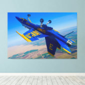 F/A-18C HORNET 40x60 キャンバスプリント (インサイチュ (ウッドフロア))