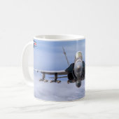 F/A-18C HORNET On Patrol Mug コーヒーマグカップ (正面左)