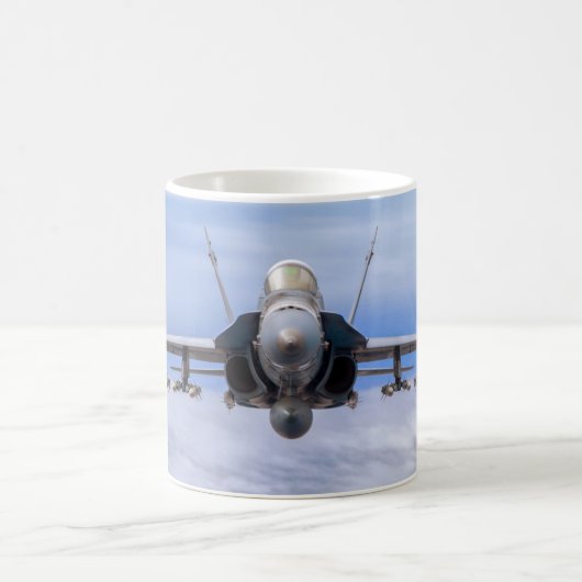 F/A-18C HORNET On Patrol Mug コーヒーマグカップ (中央)