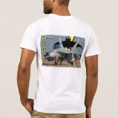 F/A-18DホーネットTシャツ Tシャツ (裏面)