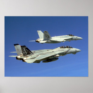 F/A-18Eによってすごいスズメバチ ポスター