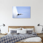 F/A-18Eホすごいルネットは速度に達する キャンバスプリント (インサイチュ (寝室))